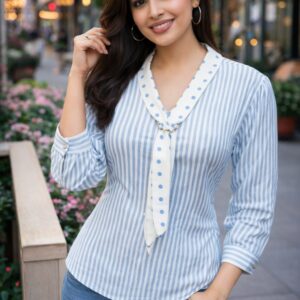 Home latest trendy jeans tops